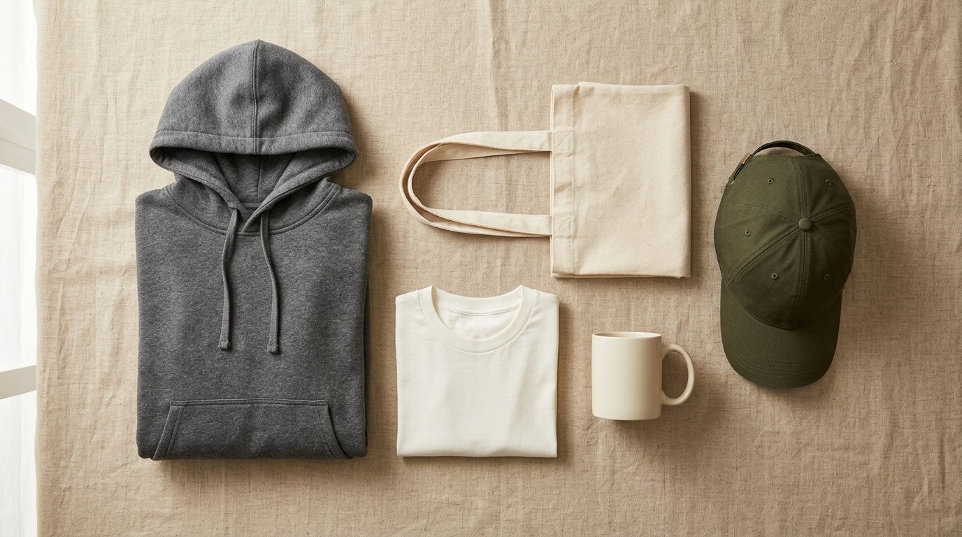 Apparel, drinkware, and accessories